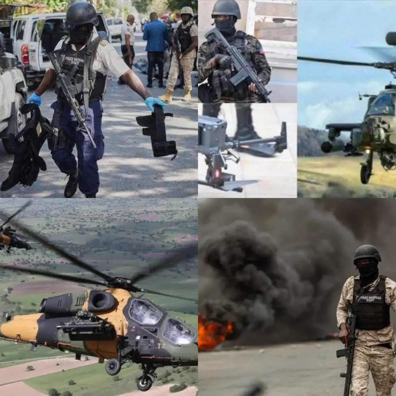 Pandilleros en Haití disparan contra helicópteros internacionales