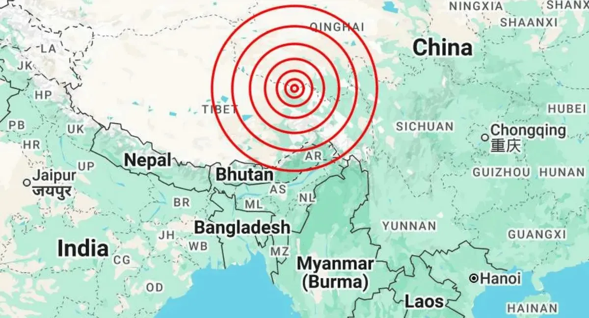 Terremoto de magnitud 7 sacude el Tíbet chino
