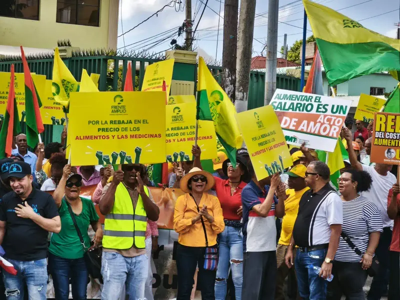 Frente Amplio convoca a protesta por los productores de arroz