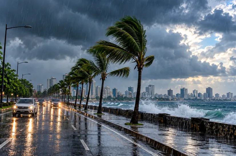 Lluvias continuarán este miércoles en República Dominicana