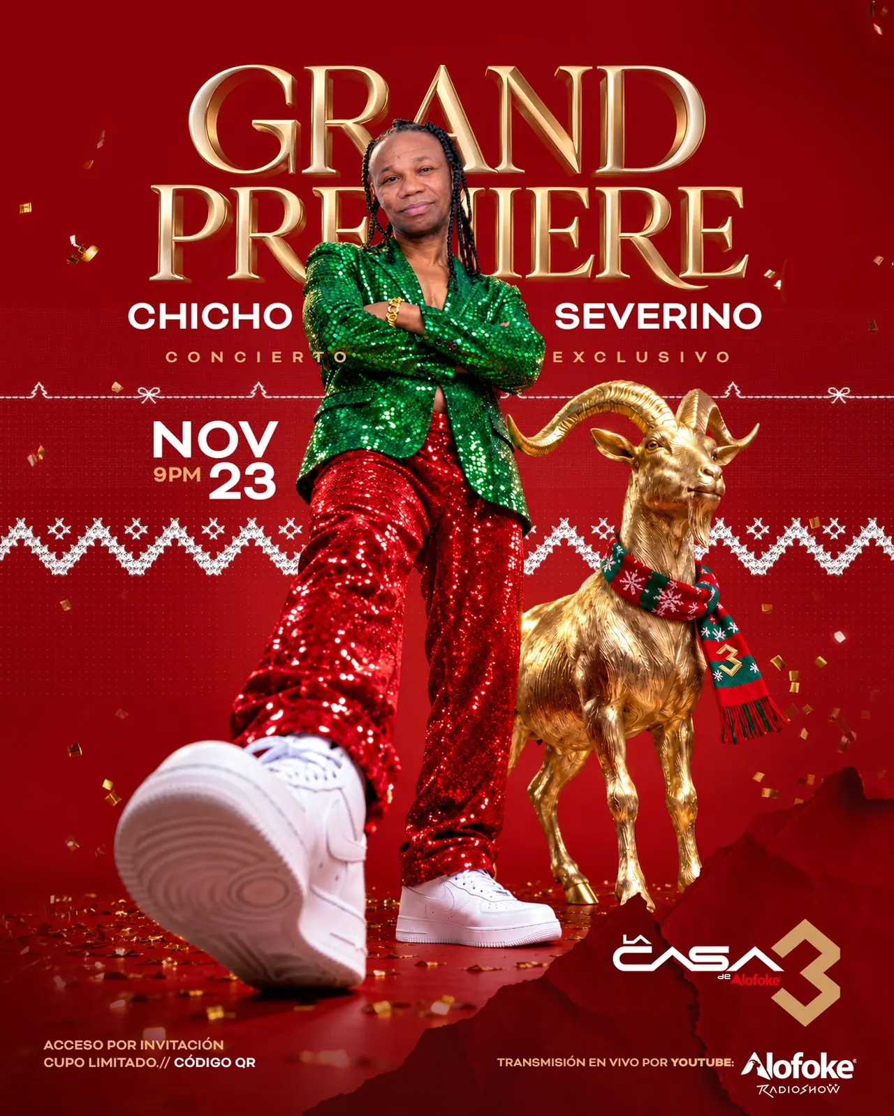Chicho Severino confirmado para premier de La Casa de Alofoke 3