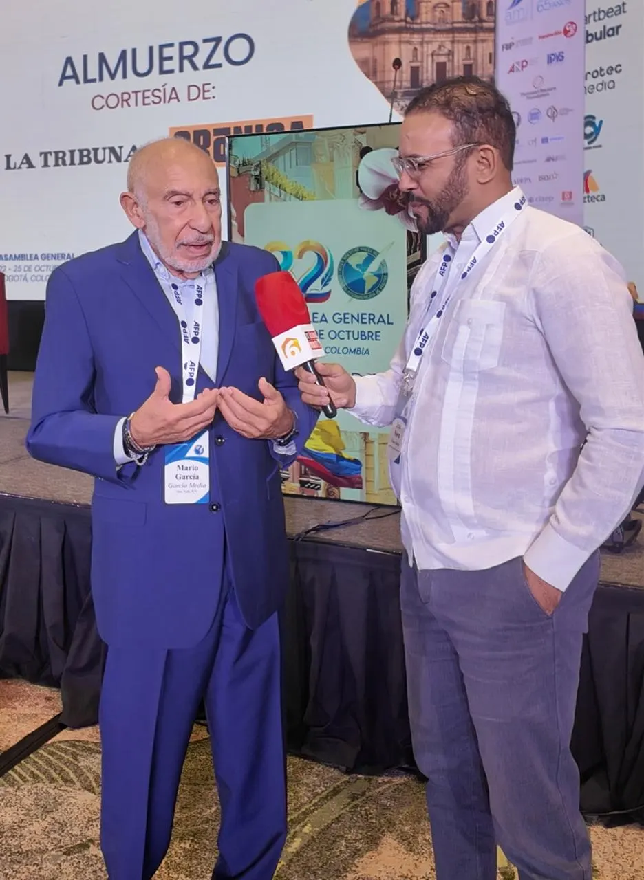 Mario García habla sobre tecnología y periodismo en la SIP de Bogotá
