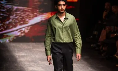 Eduardo Falette debutó como modelo en RD Fashion Week 2026