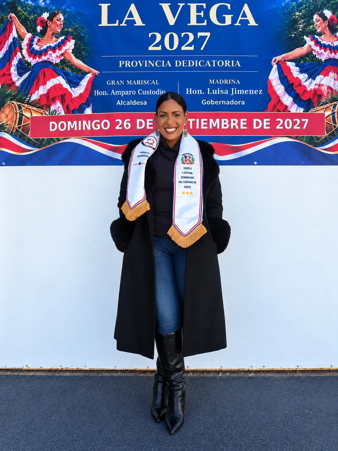 Gigi Núñez es madrina internacional del Desfile Dominicano en Nueva Jersey