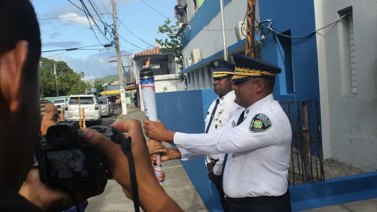 La antorcha de los Juegos Mundiales de Policías 2026 llega a Bonao