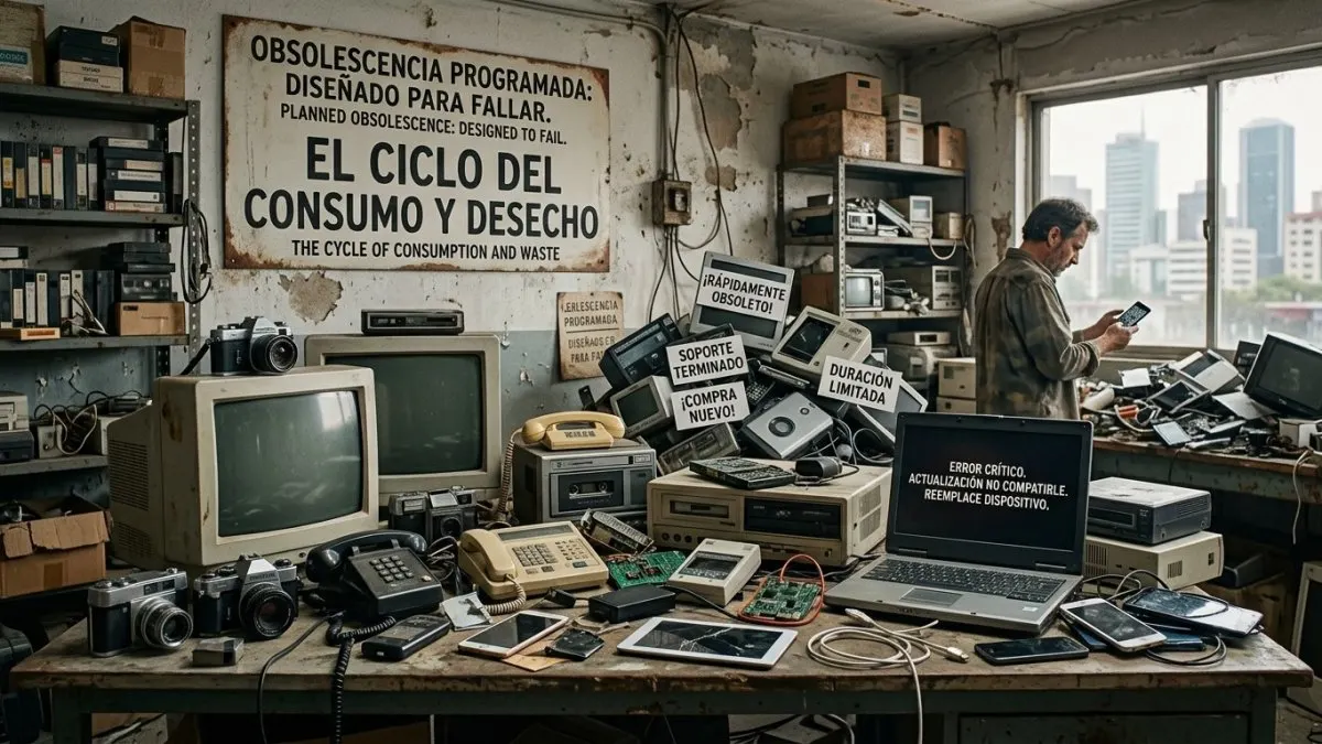 La obsolescencia programada empuja al consumidor a comprar más