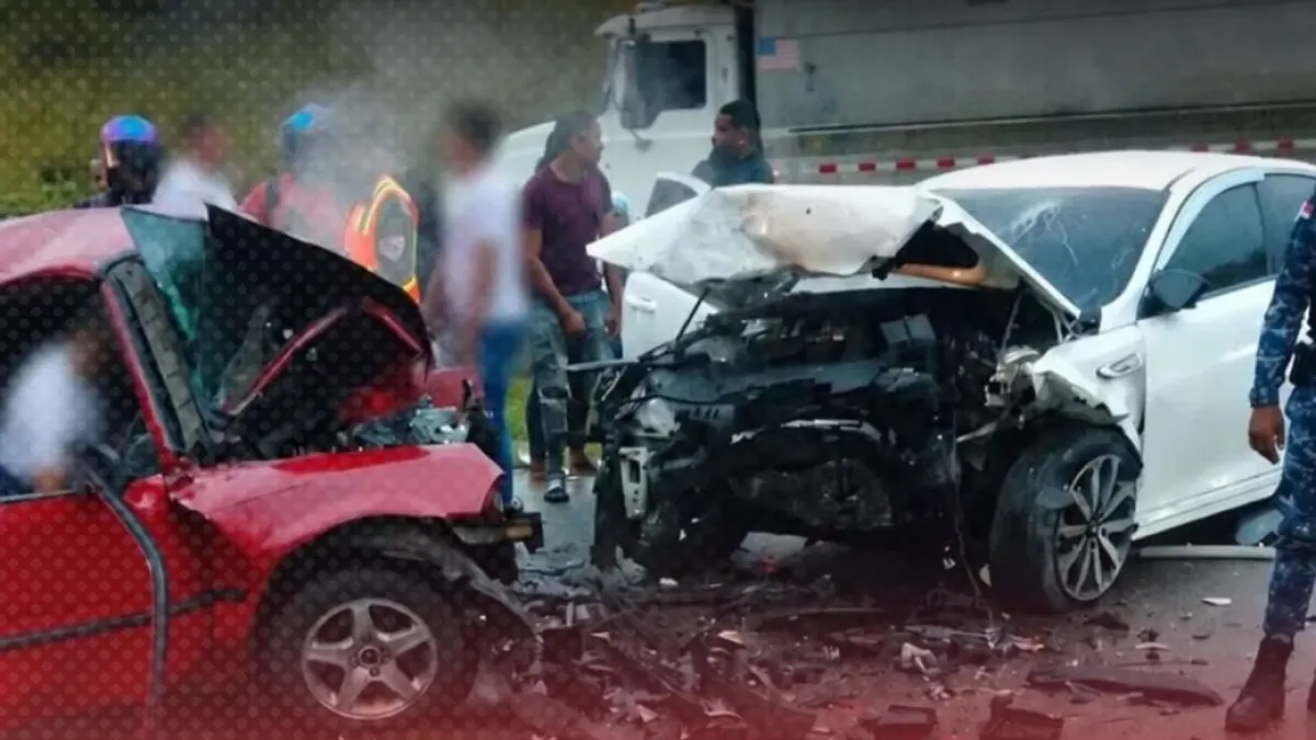 Tres personas muertas en accidente en la Circunvalación de Santo Domingo