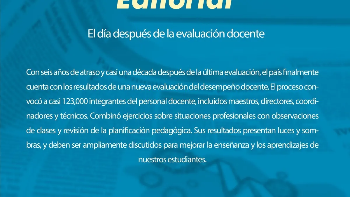 Lanzan resultados de evaluación docente con seis años de retraso