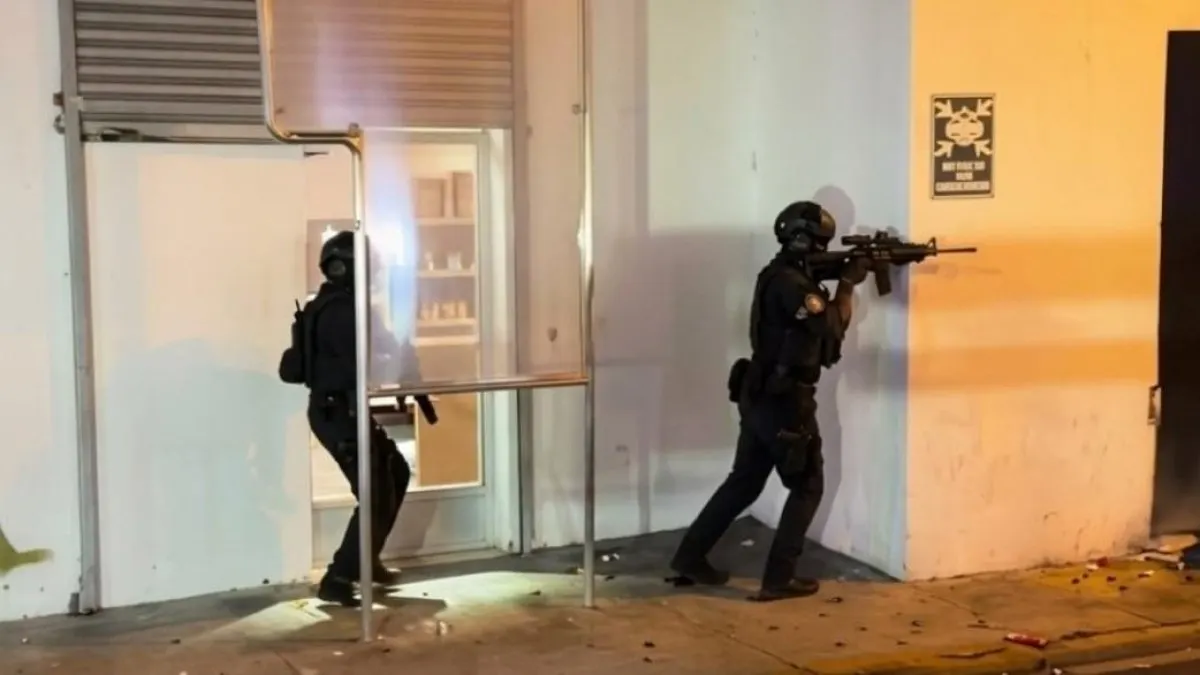 Disturbios en Salcedo durante huelga