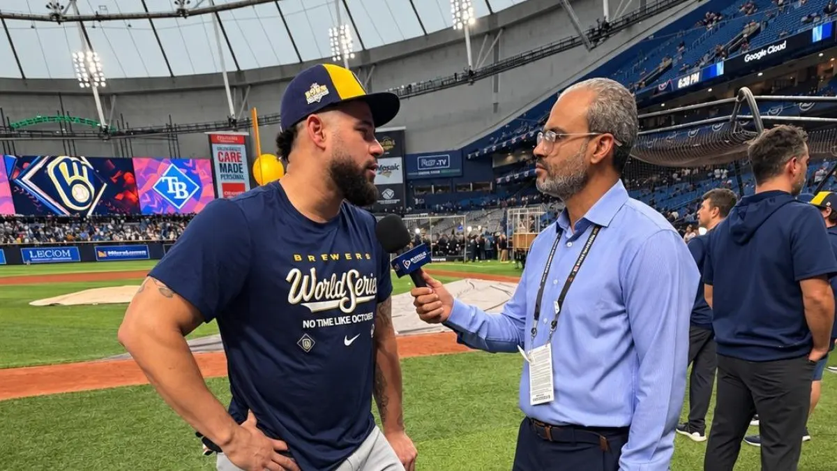 Gary Sánchez comparte su experiencia en la Serie Mundial con Milwaukee