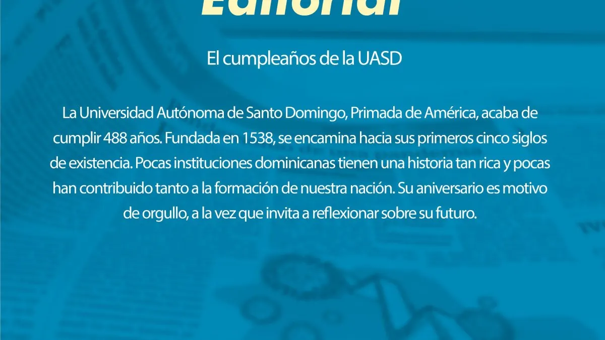 La UASD se prepara para celebrar su quinto centenario