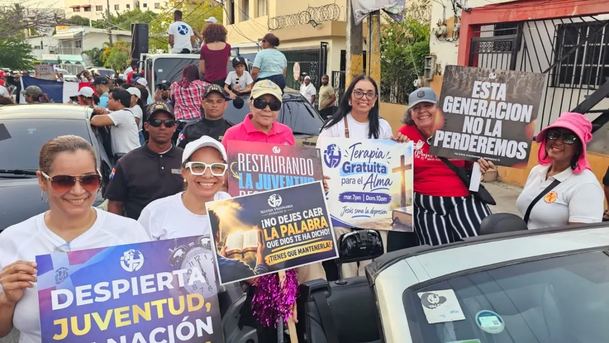 Marcha evangélica busca combatir la delincuencia juvenil en varias zonas del país