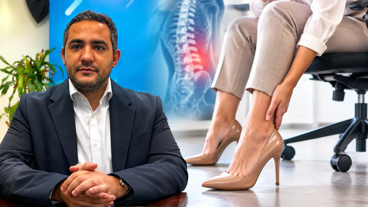 ¿Los tacones y el sedentarismo dañan la columna? Explican los expertos