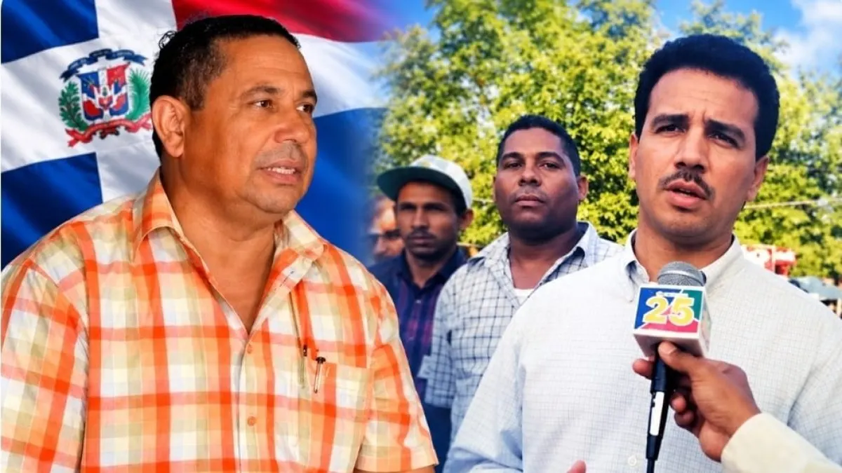 Alejandrito Santos y Roquelin Jerez, figuras políticas de Mirabal