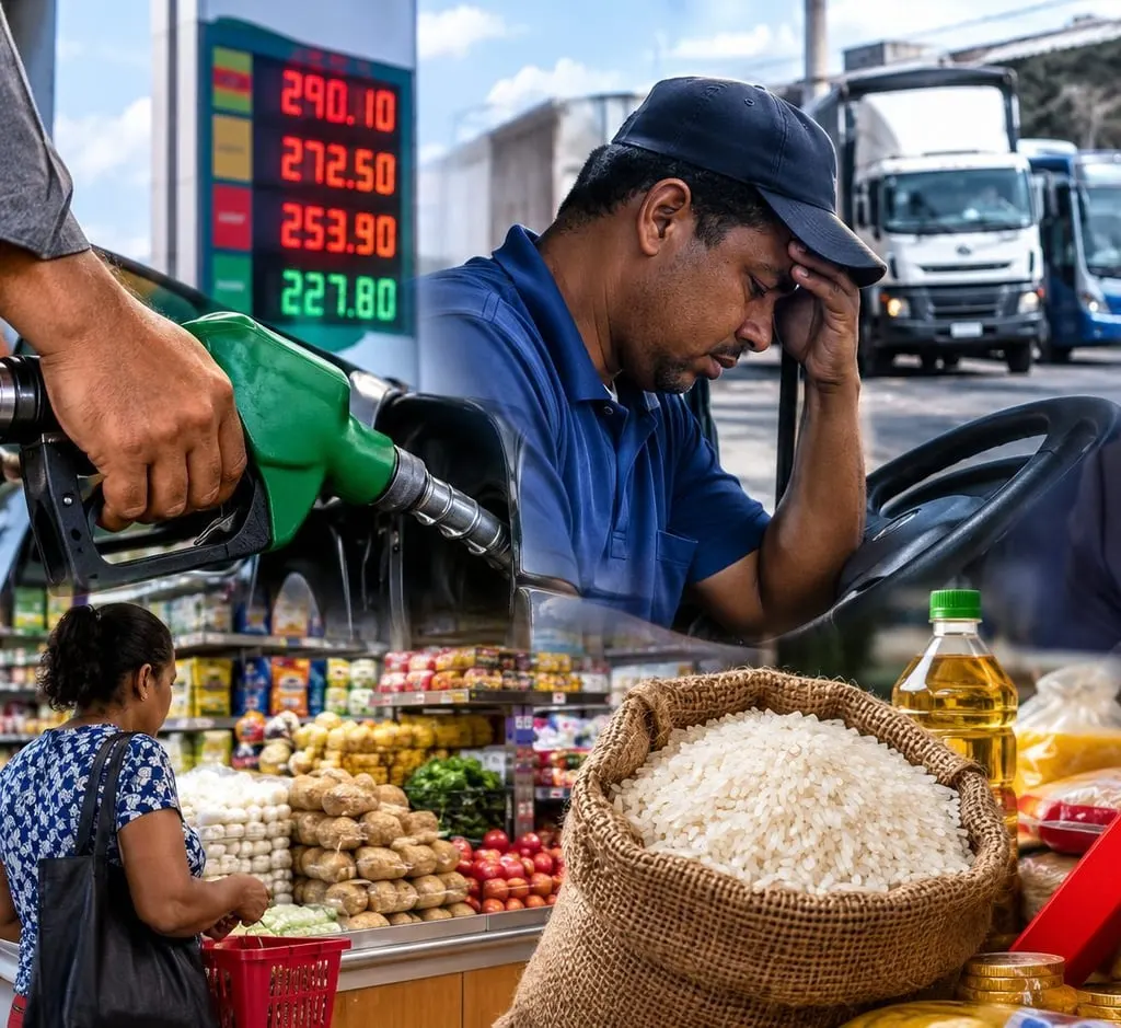 Choferes y comerciantes advierten sobre nuevas subidas en combustibles
