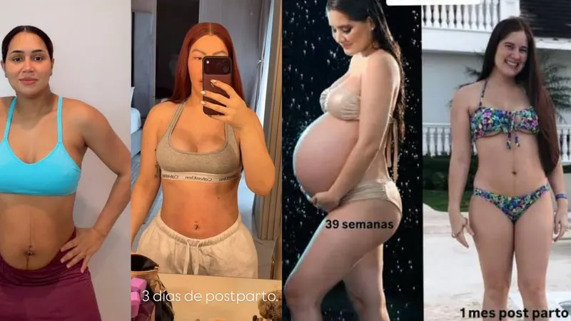 Influencers comparan su cuerpo posparto con el de Alexandra MVP