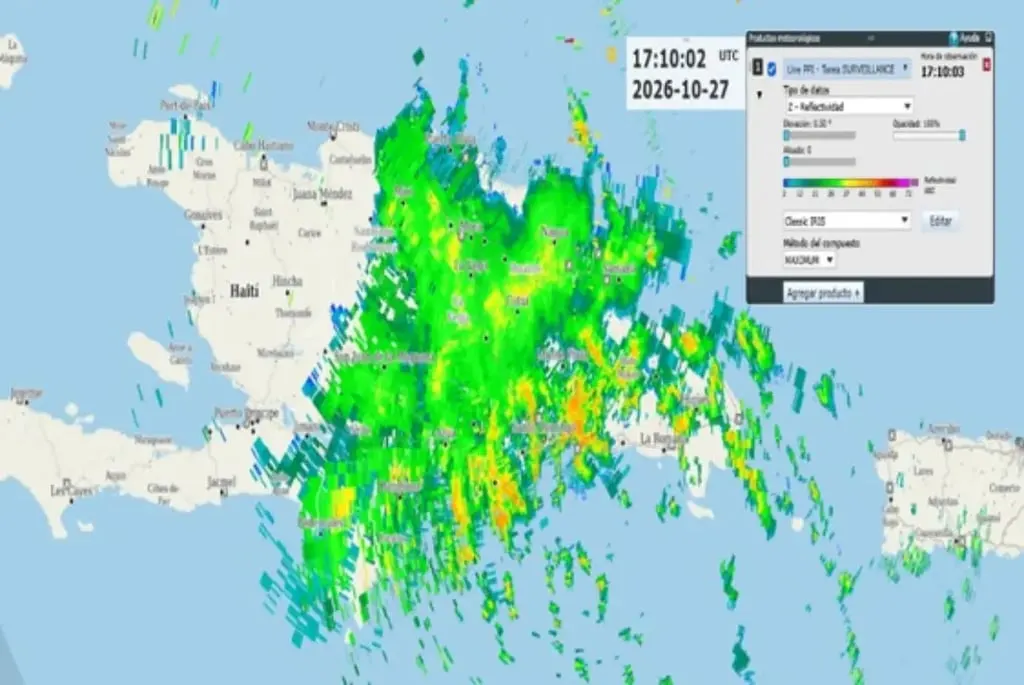 Aguaceros afectan a varias provincias dominicanas