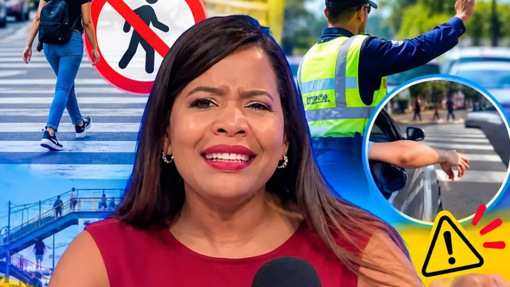 Comunicadora pide que INTRANT oriente a peatones antes de multarlos