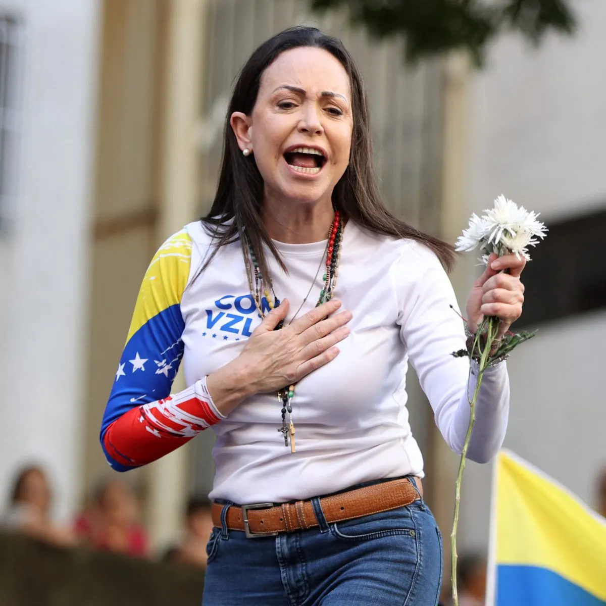 María Corina Machado llama a protestar por fecha de elecciones presidenciales
