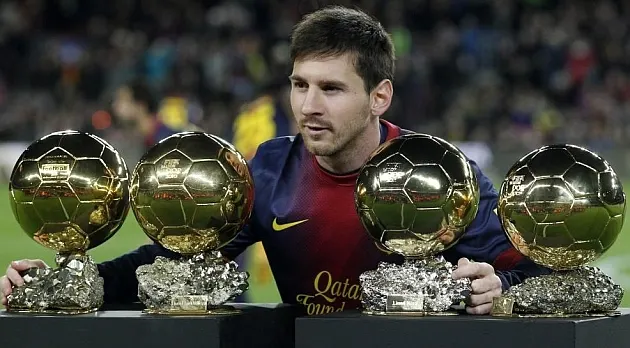 Messi termina quinto en el Balón de Oro