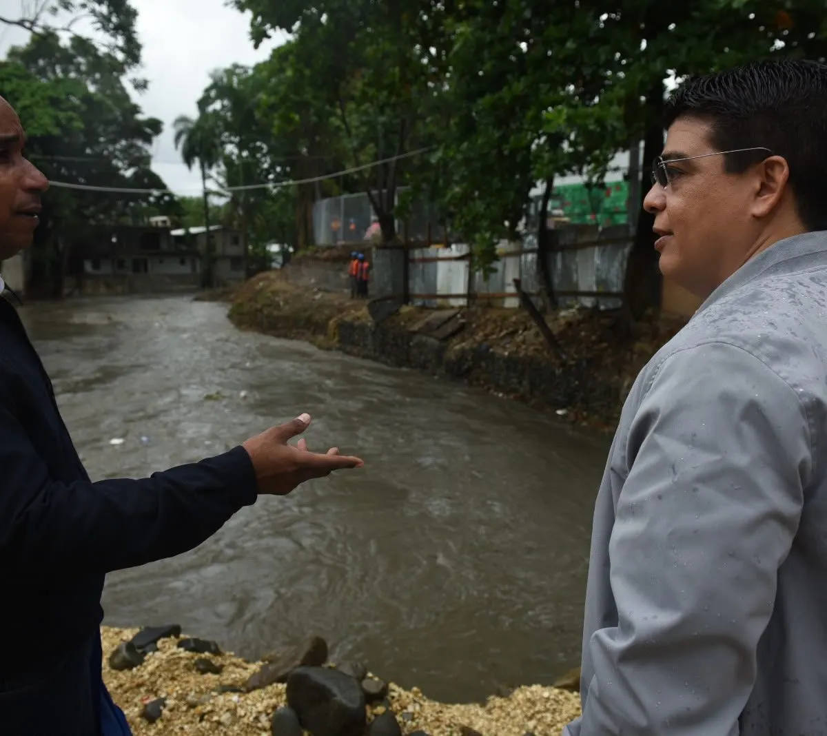Fellito Suberví asegura que el drenaje de Guajimía responde bien a las lluvias