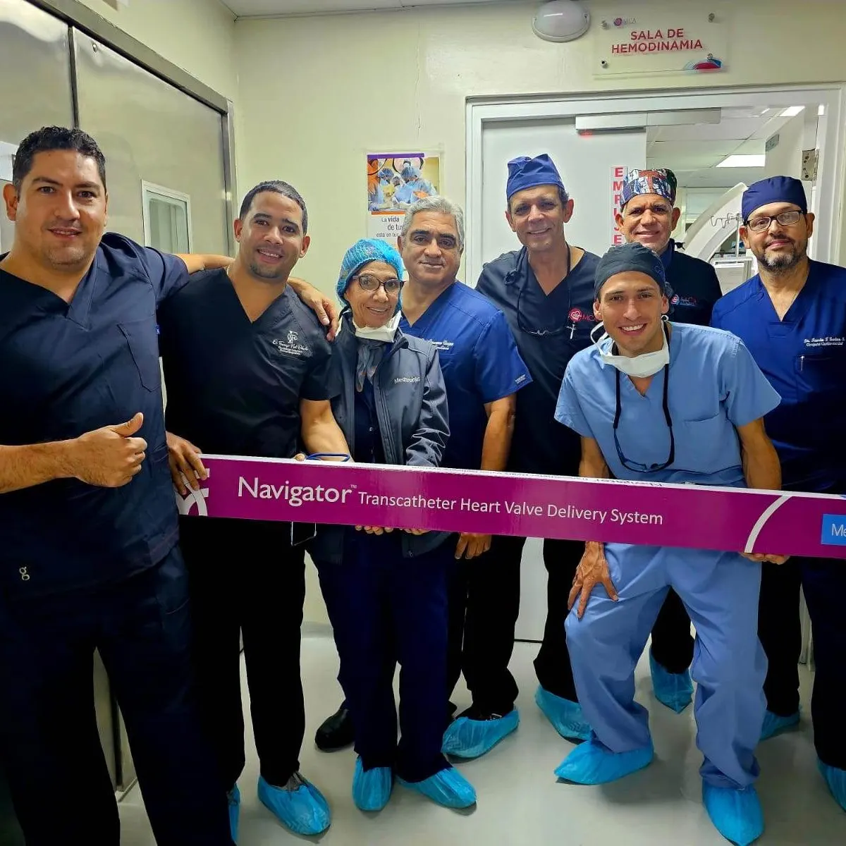 Modernos cirujanos realizan primer reemplazo valvular mitral percutáneo en República Dominicana