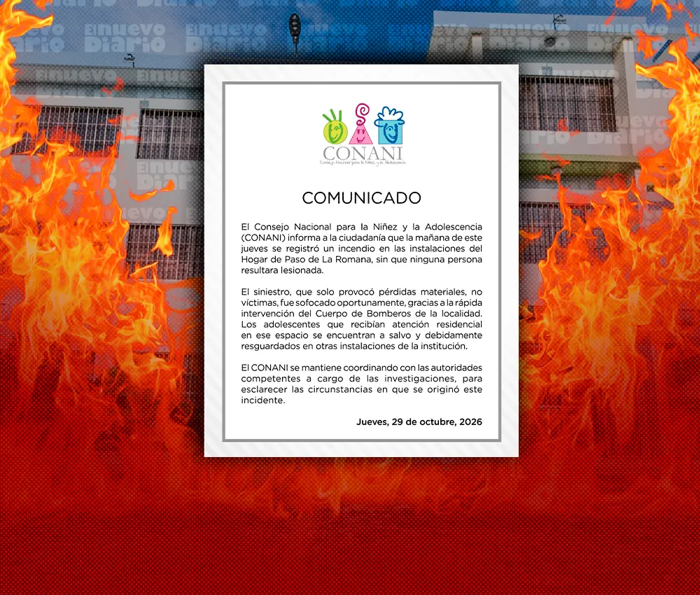 Incendio en Hogar de Paso del Conani en La Romana; adolescentes están a salvo