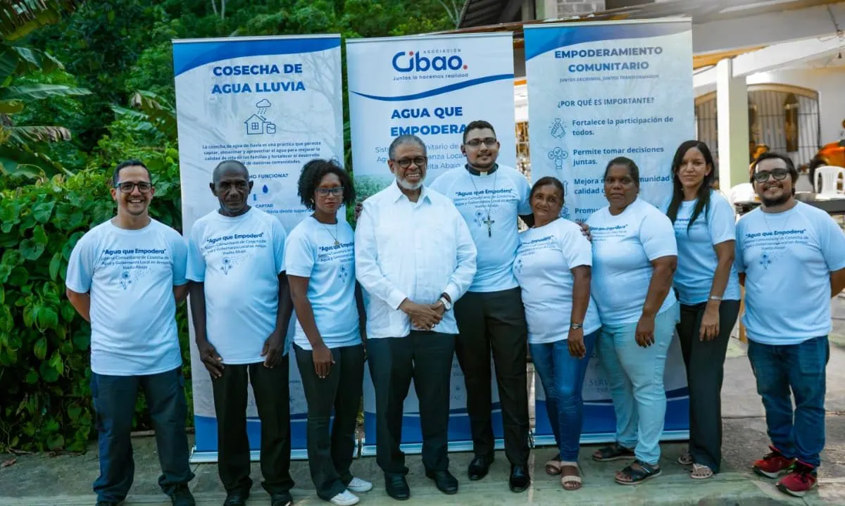 Instalan sistemas de recolección de agua para 30 familias en Monseñor Nouel