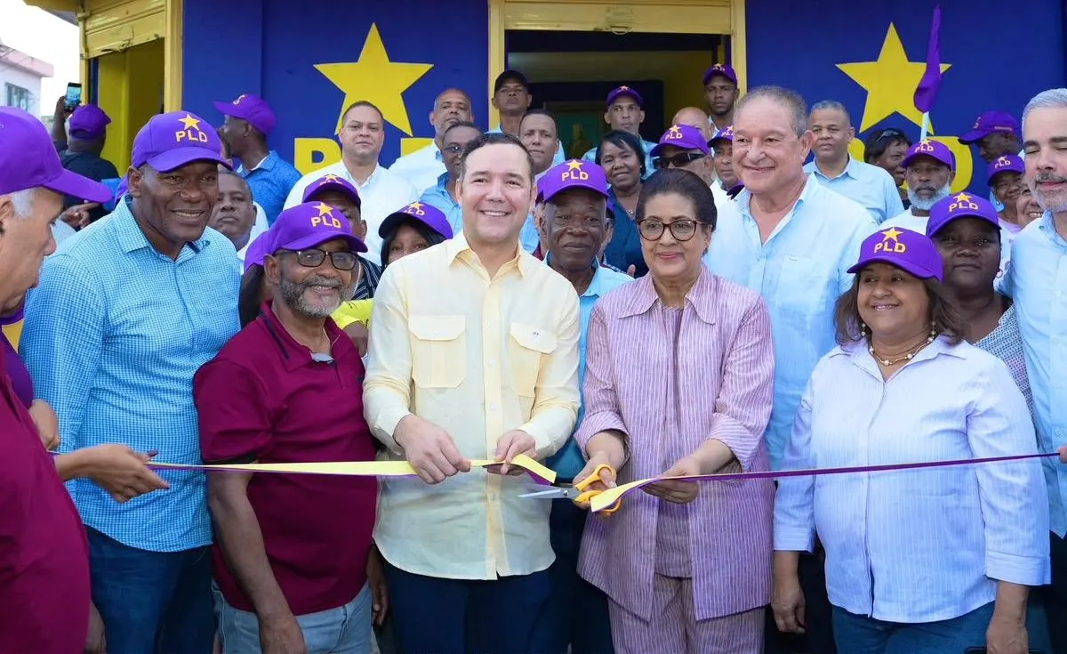 Johnny Pujols inaugura comité municipal del PLD en Miches