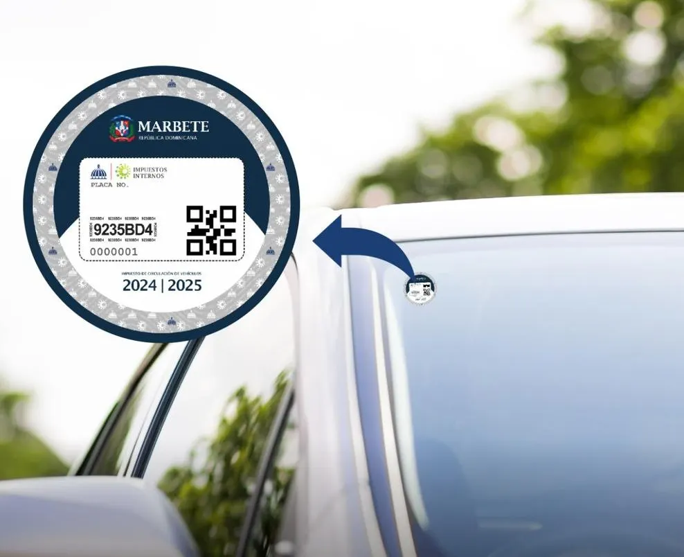 DGII anuncia nuevas tarifas para el marbete vehicular