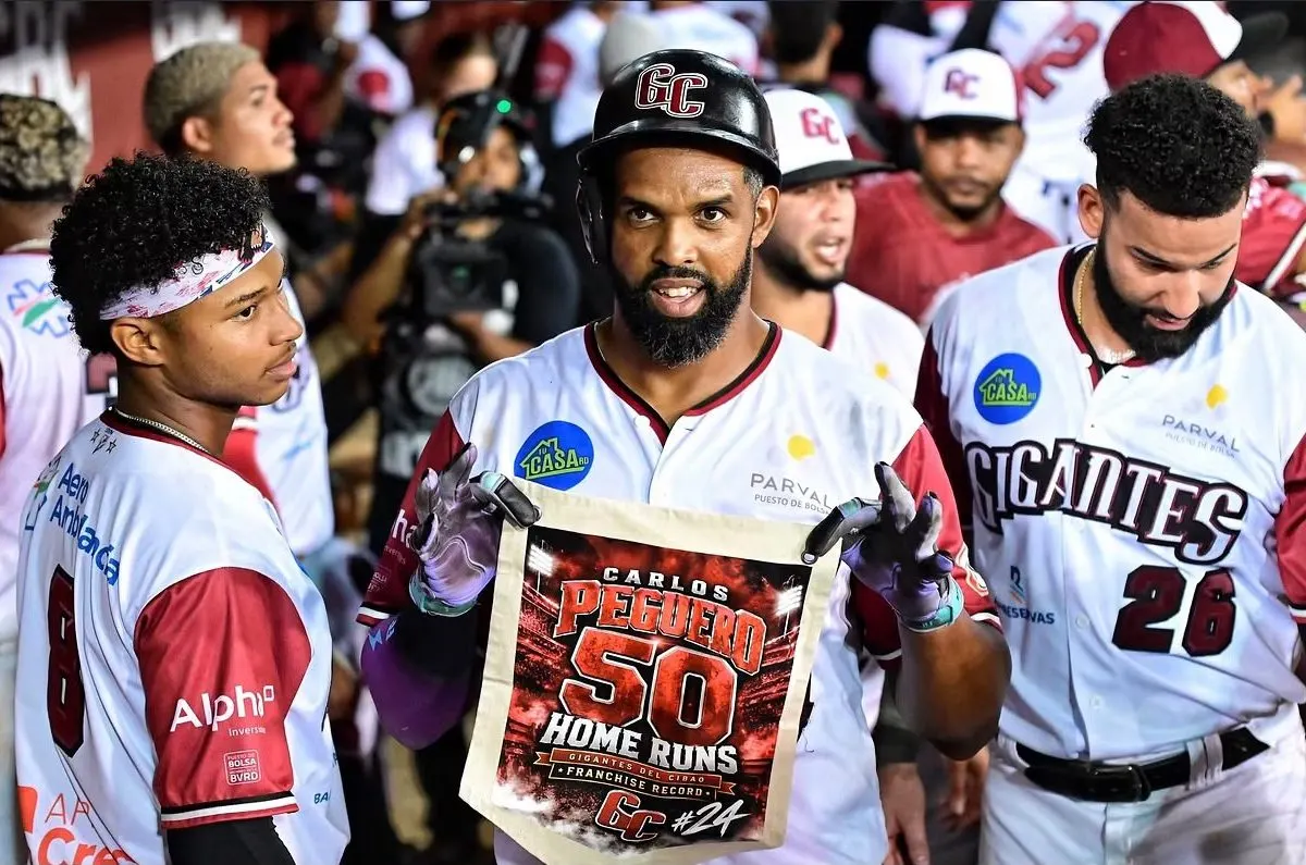 Carlos Peguero alcanza los 50 cuadrangulares en Lidom