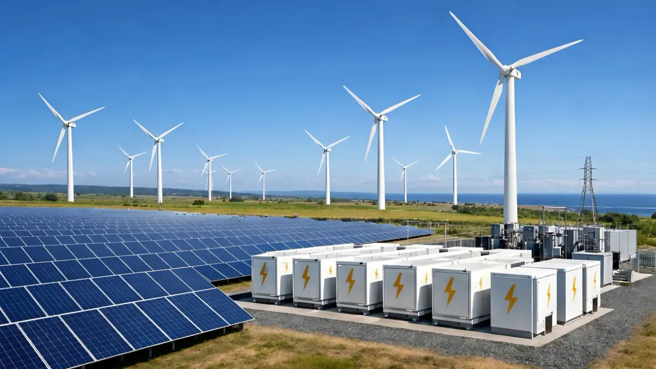 La energía renovable creció 12.8 puntos entre 2020 y 2025