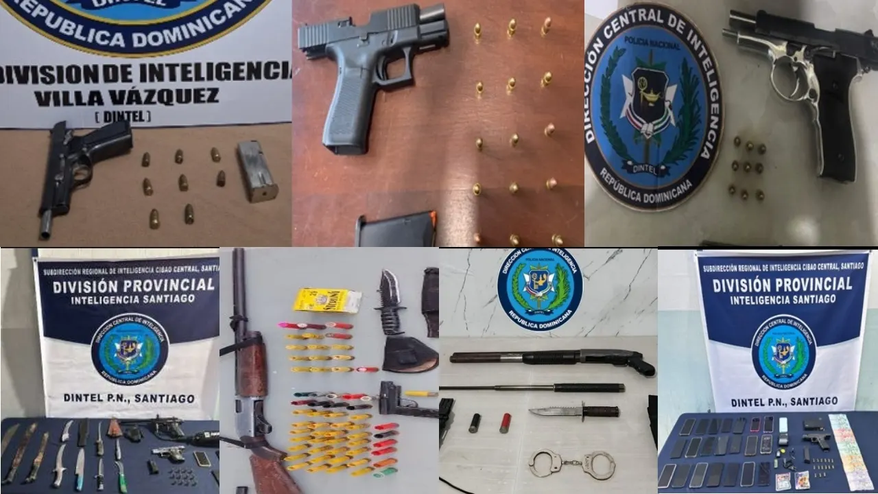 PN detiene a 287 personas y ocupa 39 armas en operativos nacionales
