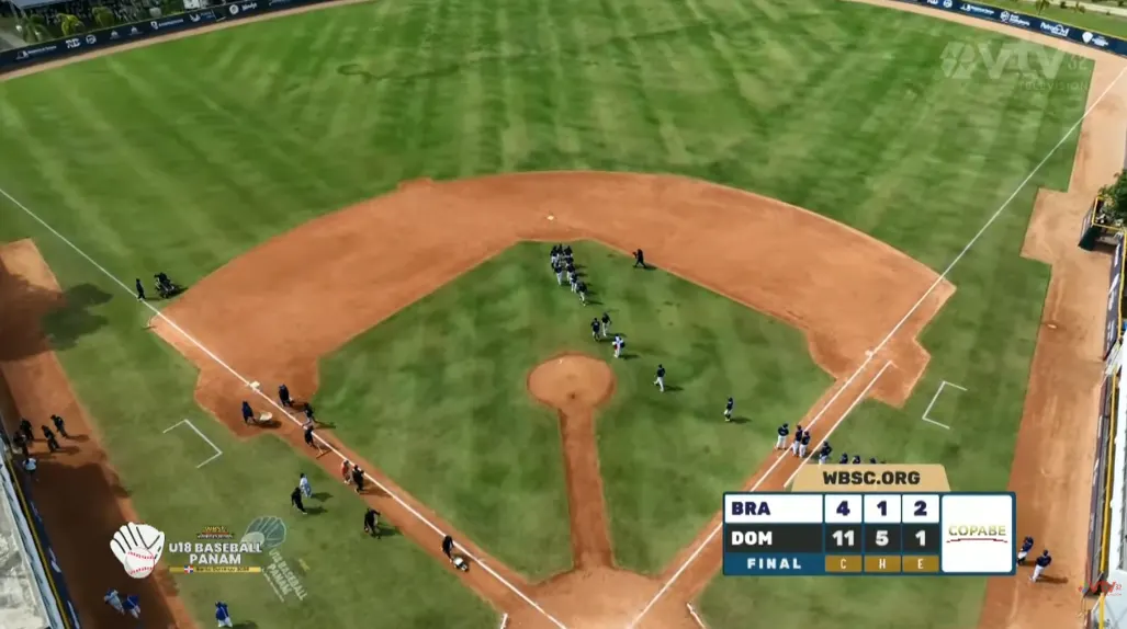 Dominicana vence a Brasil en Premundial U18 de béisbol
