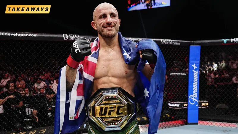 Volkanovski gana en UFC 333 y mantiene su corona