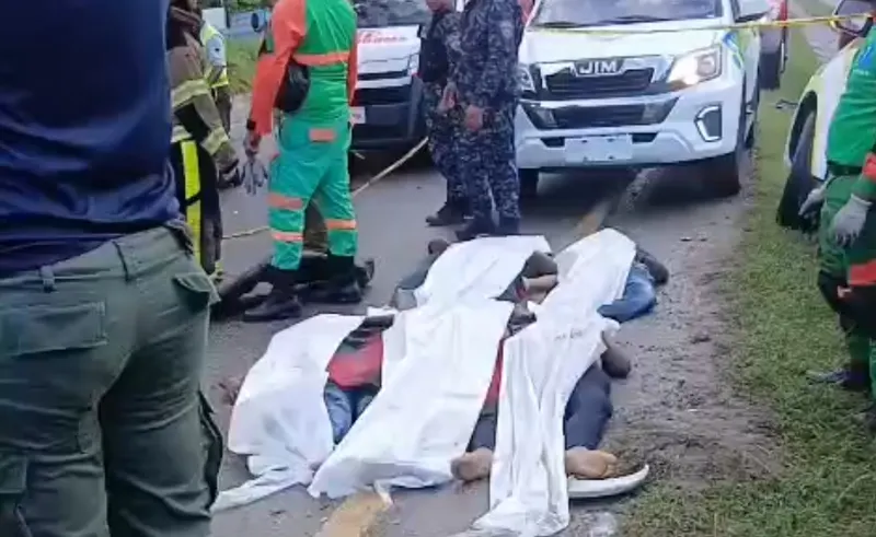 Los Botados declara tres días de duelo por la muerte de cinco comunitarios en accidente