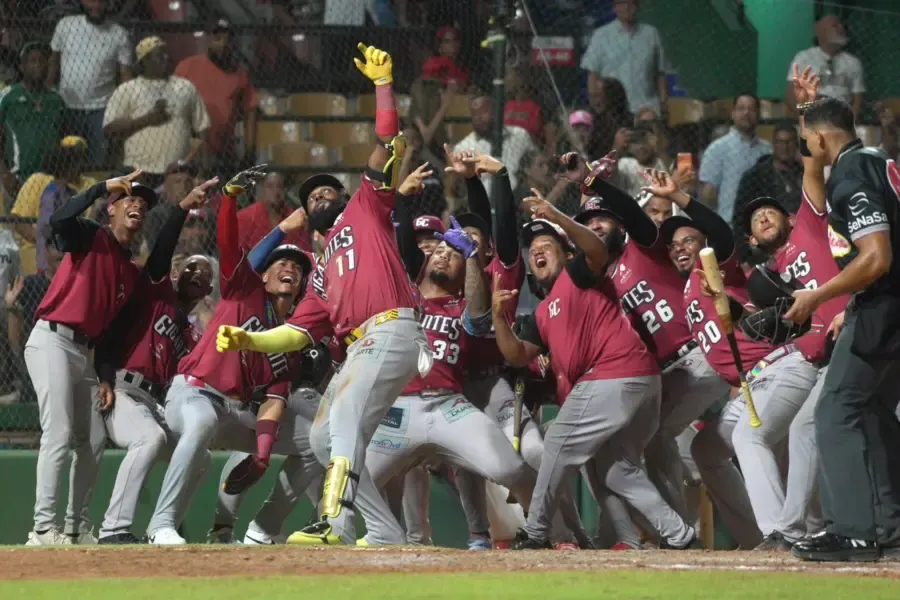 Marcell Ozuna conecta jonrón con bases llenas en victoria de Gigantes del Cibao