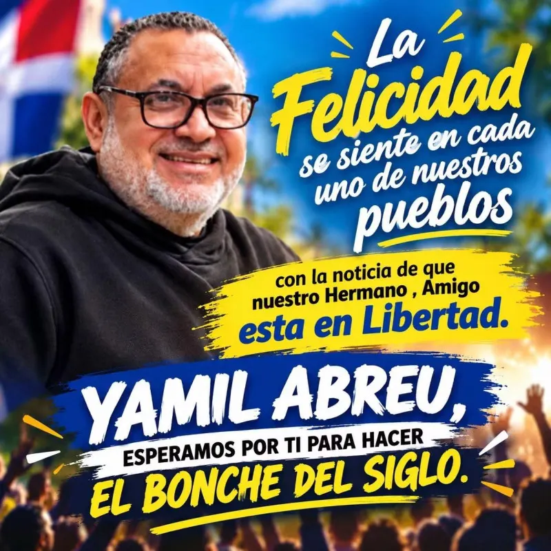 Familiares de exdirector municipal anuncian 'el bonche del siglo' para recibir a Yamil Abreu Navarro