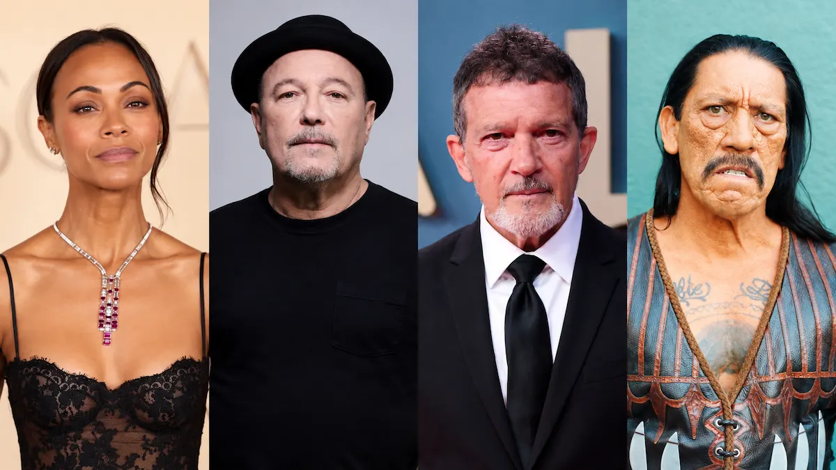 Zoe Saldaña y Rubén Blades trabajarán juntos en una película en Nueva York