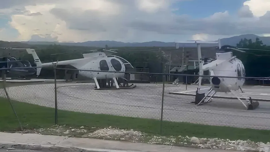Cinco helicópteros de El Salvador llegan a Jimaní