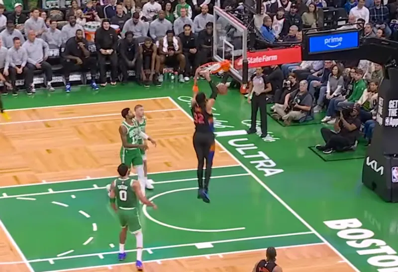Karl-Anthony Towns logra doble-doble, pero los Knicks caen ante Boston