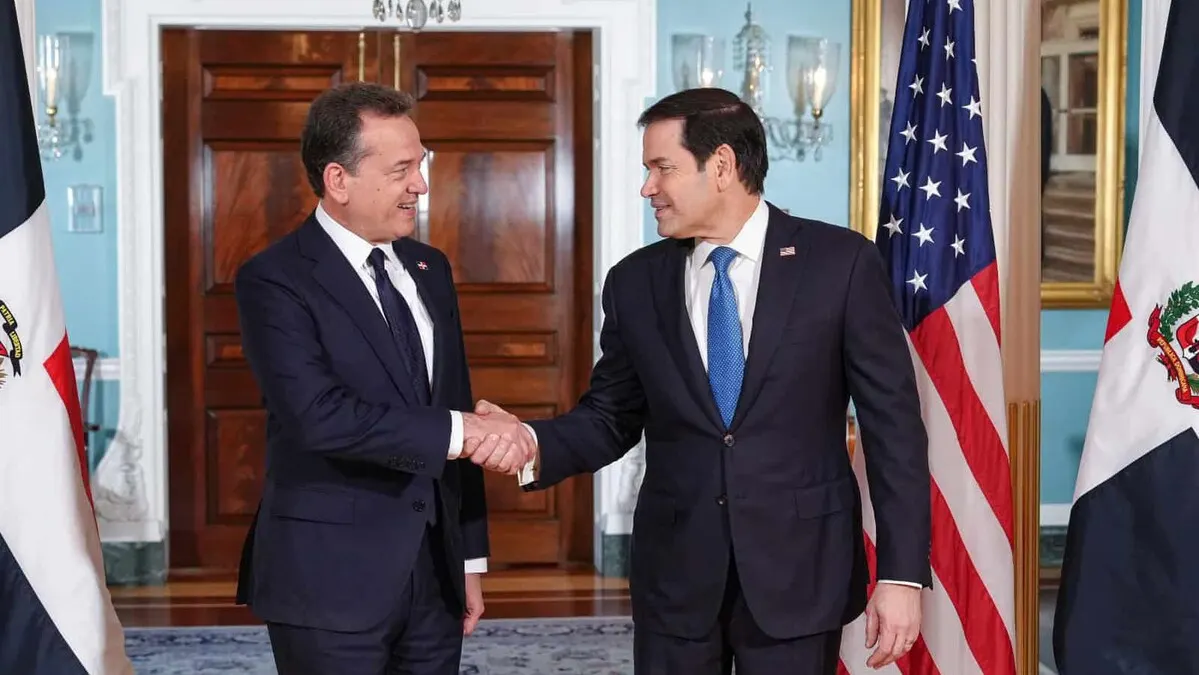 Bisonó y Rubio revisan cooperación entre República Dominicana y EE.UU.
