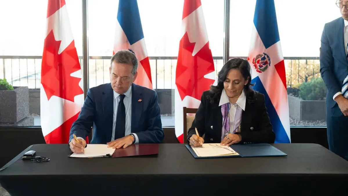 Dominicana y Canadá firman acuerdo en seguridad aérea y buscan más cooperación